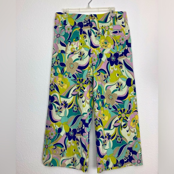 Maeve Pants - Maeve The Collette Mid Century Mod Print pants 31p 4 pockets